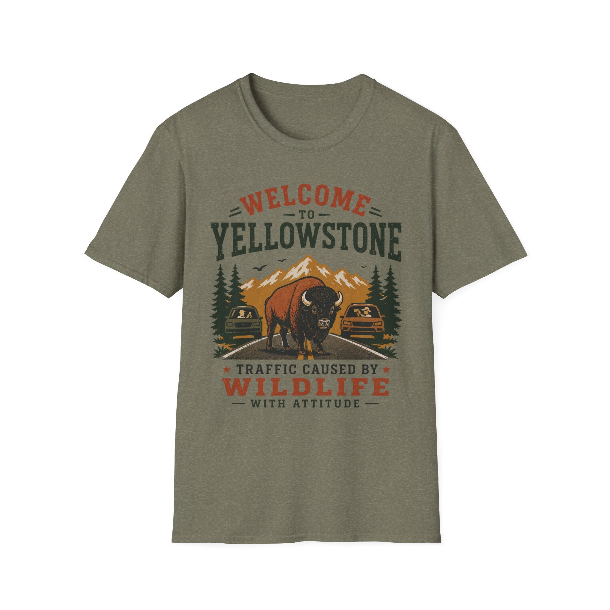 Yellowstone Bison  T-Shirt