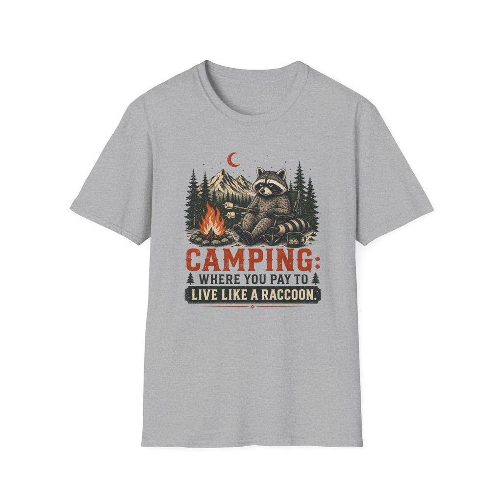 Camping Raccoon T-Shirt