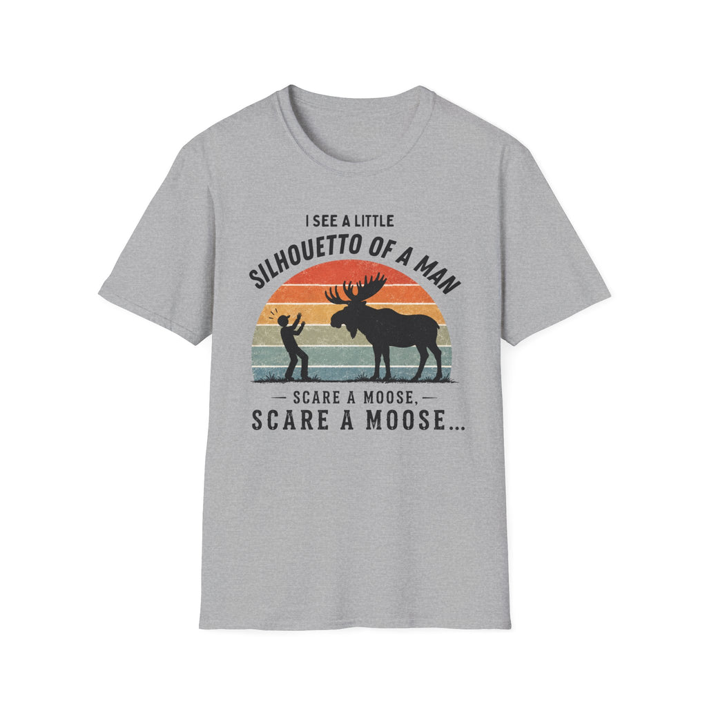 Silhouette of a Man Moose Tee