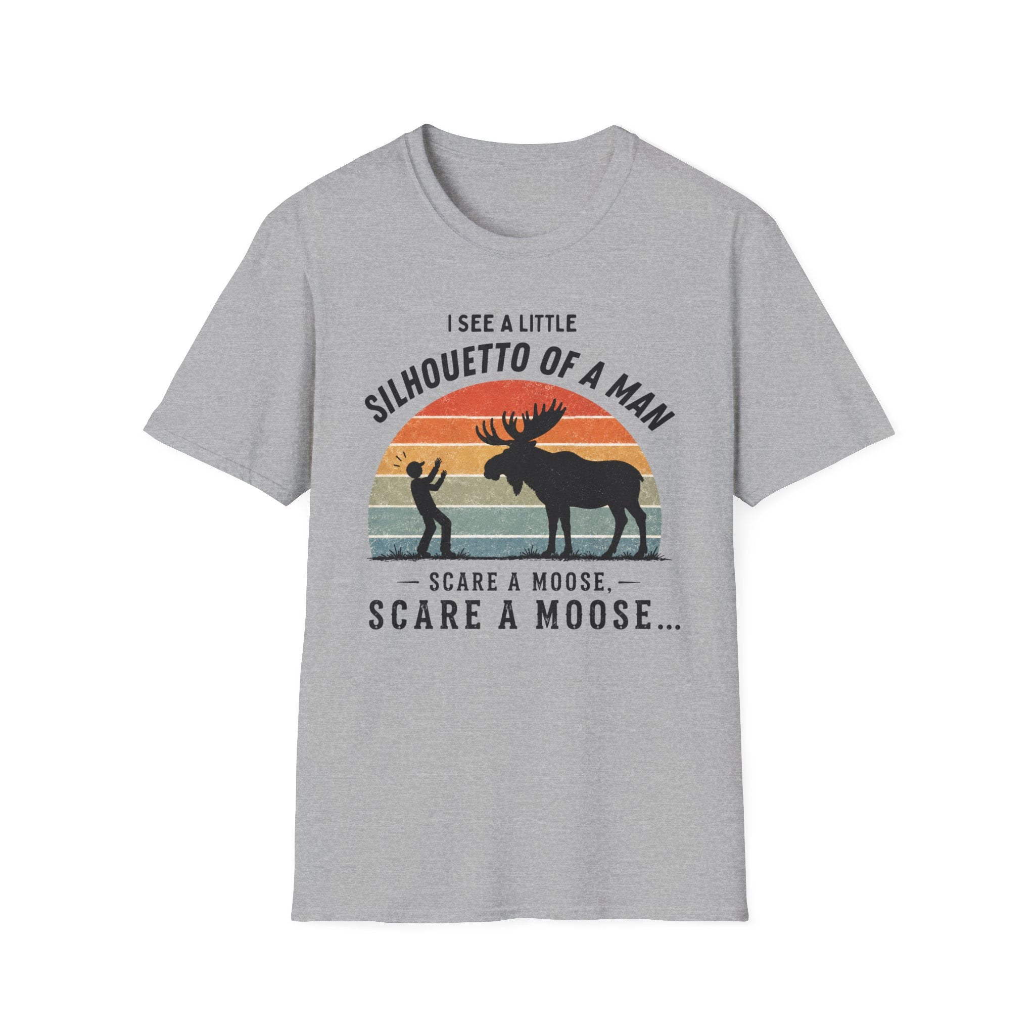 Silhouette of a Man Moose Tee
