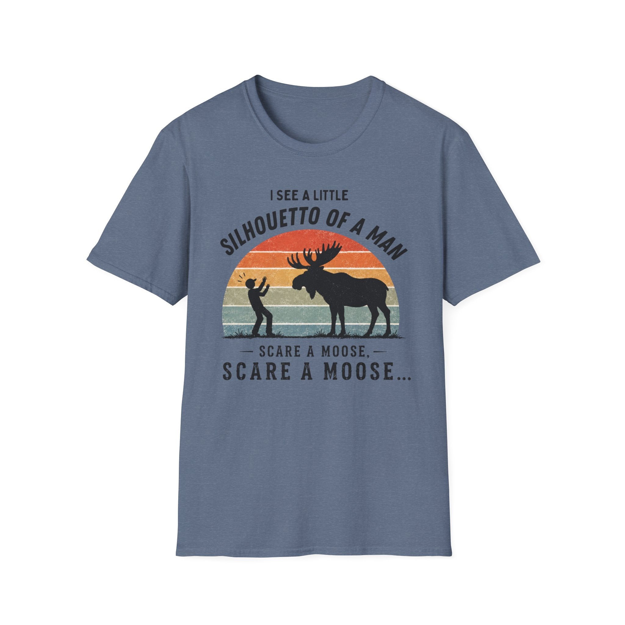 Silhouette of a Man Moose Tee