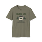 Runs On Coffee & Stubbornness T-Shirt