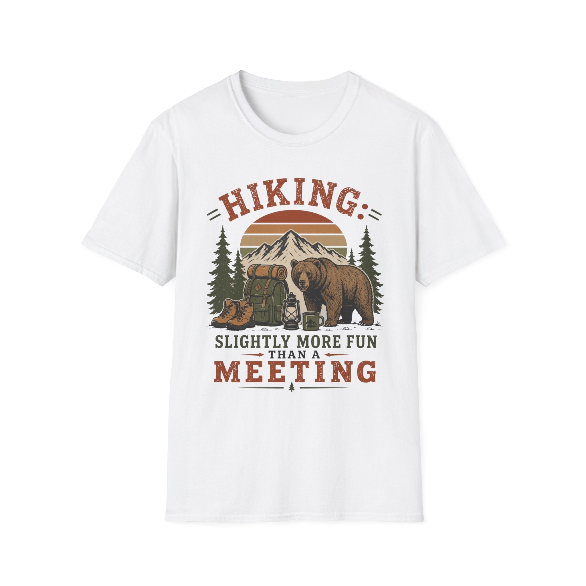 Hiking bear camping T-Shirt