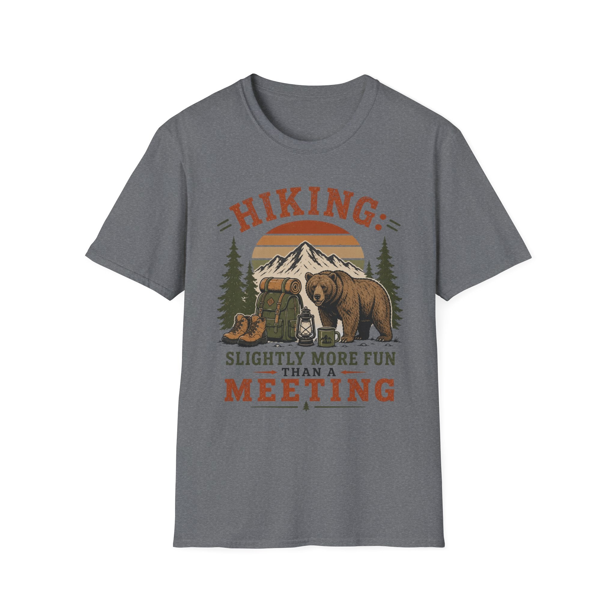 Hiking bear camping T-Shirt