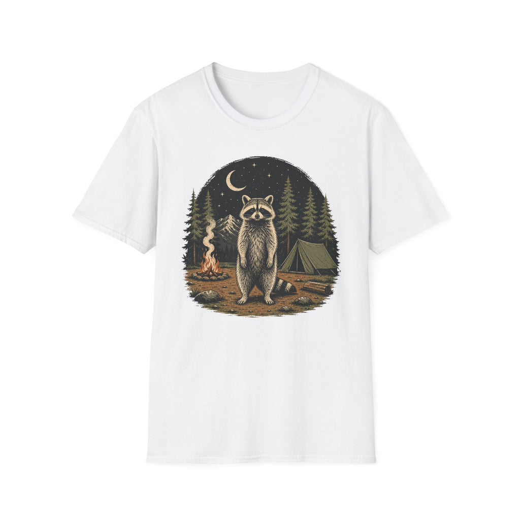 Raccoon Camping  T-Shirt