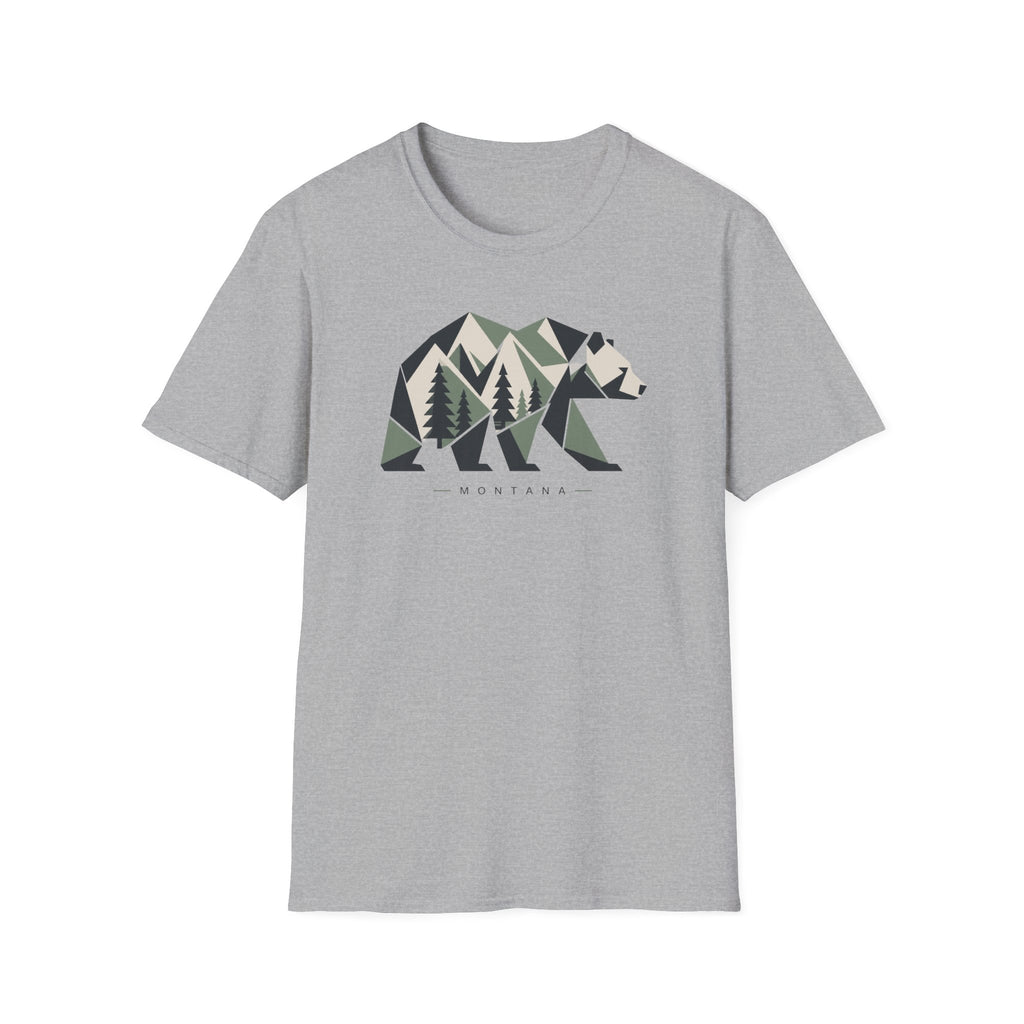 Montana Geometric Bear T‑Shirt