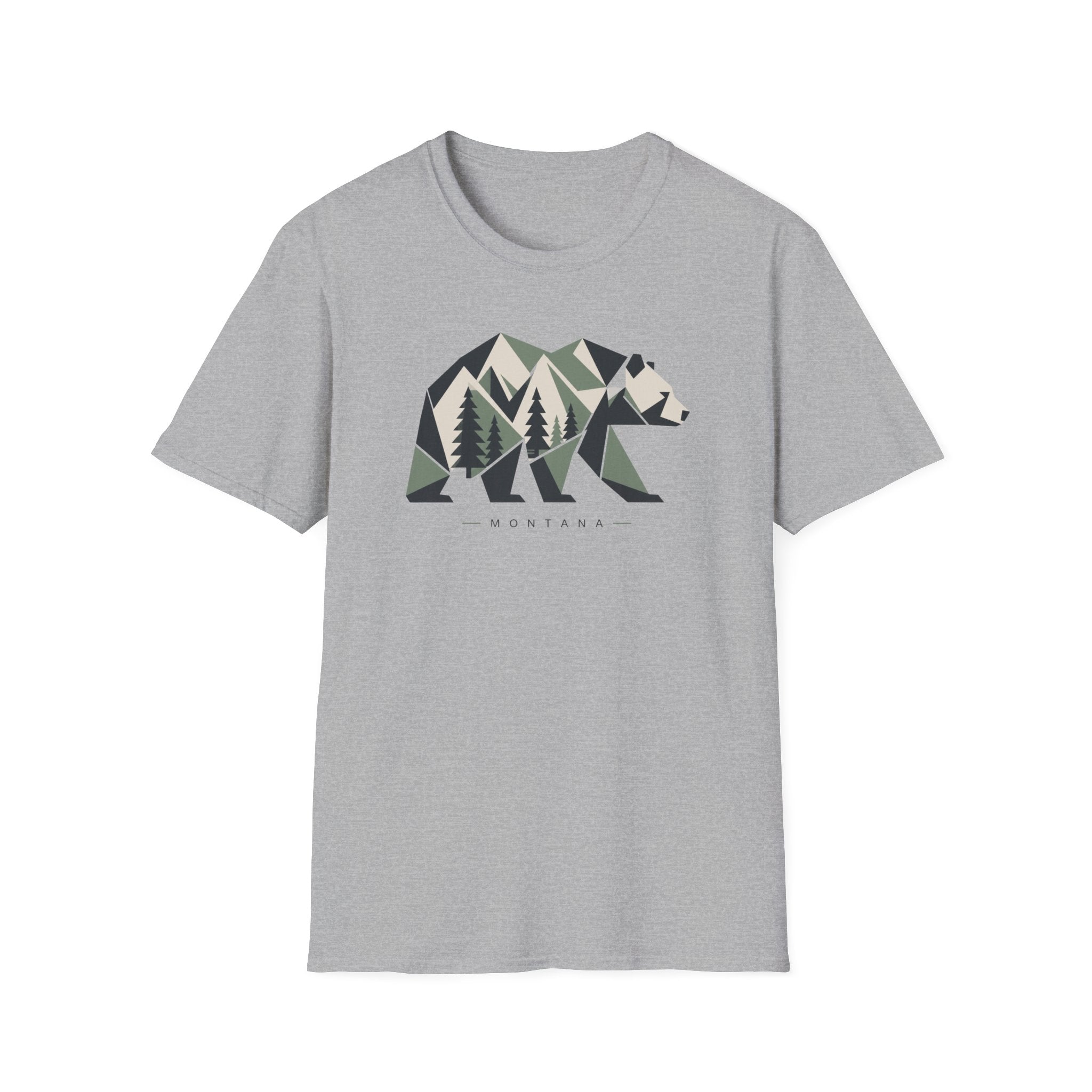 Montana Geometric Bear T‑Shirt