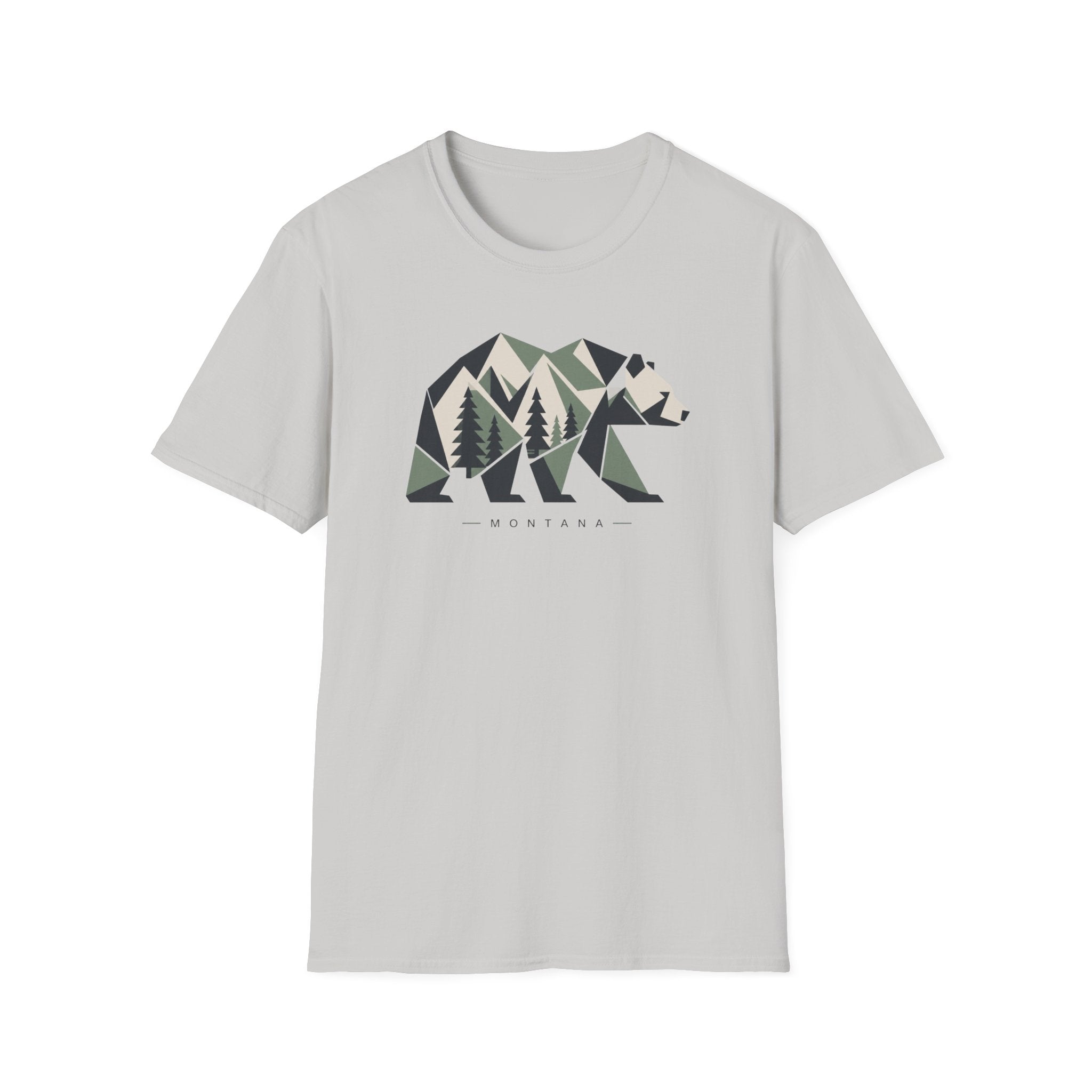 Montana Geometric Bear T‑Shirt