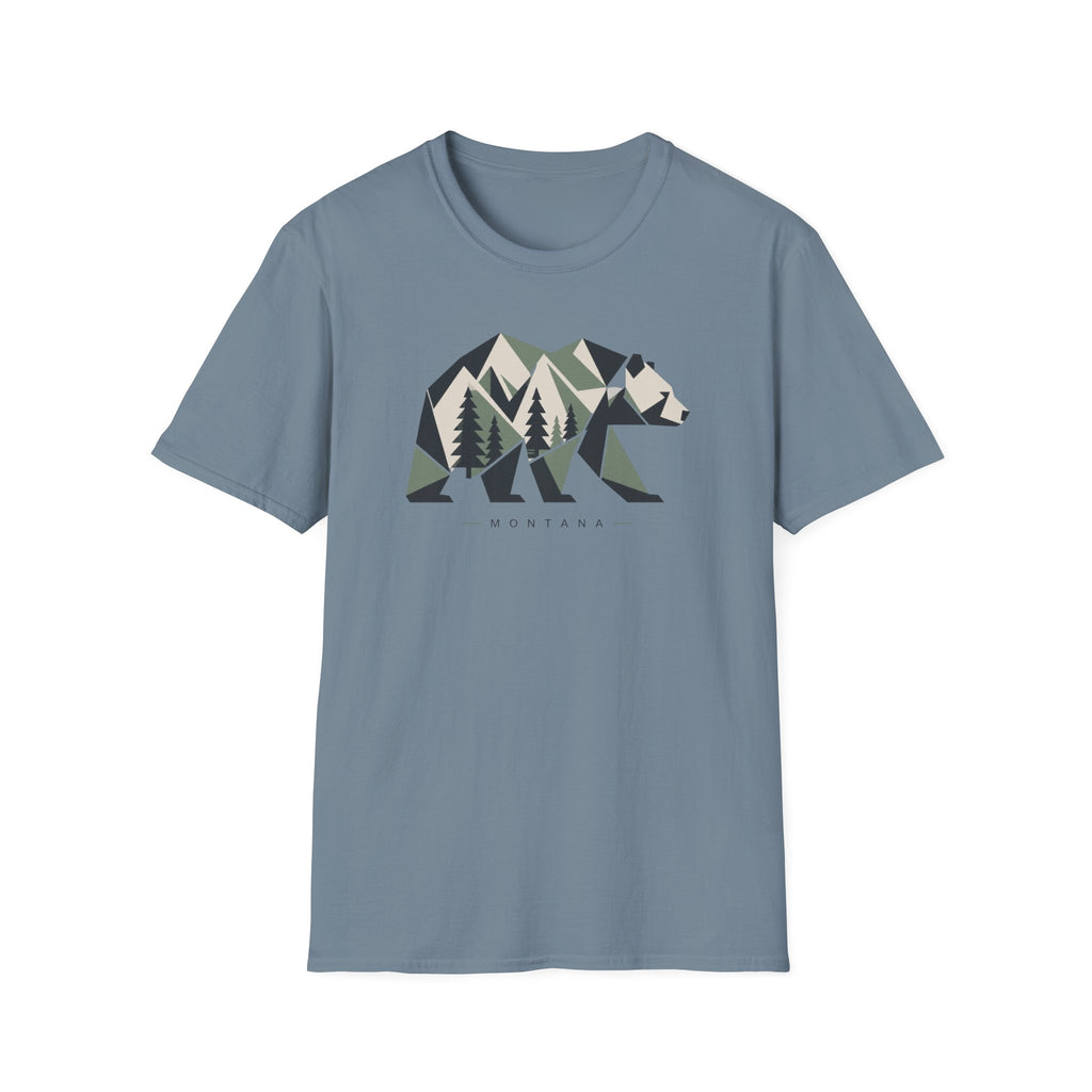 Montana Geometric Bear T‑Shirt