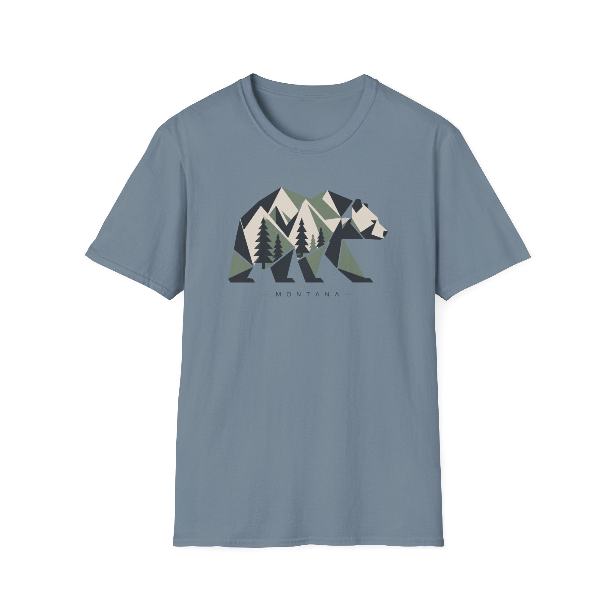 Montana Geometric Bear T‑Shirt