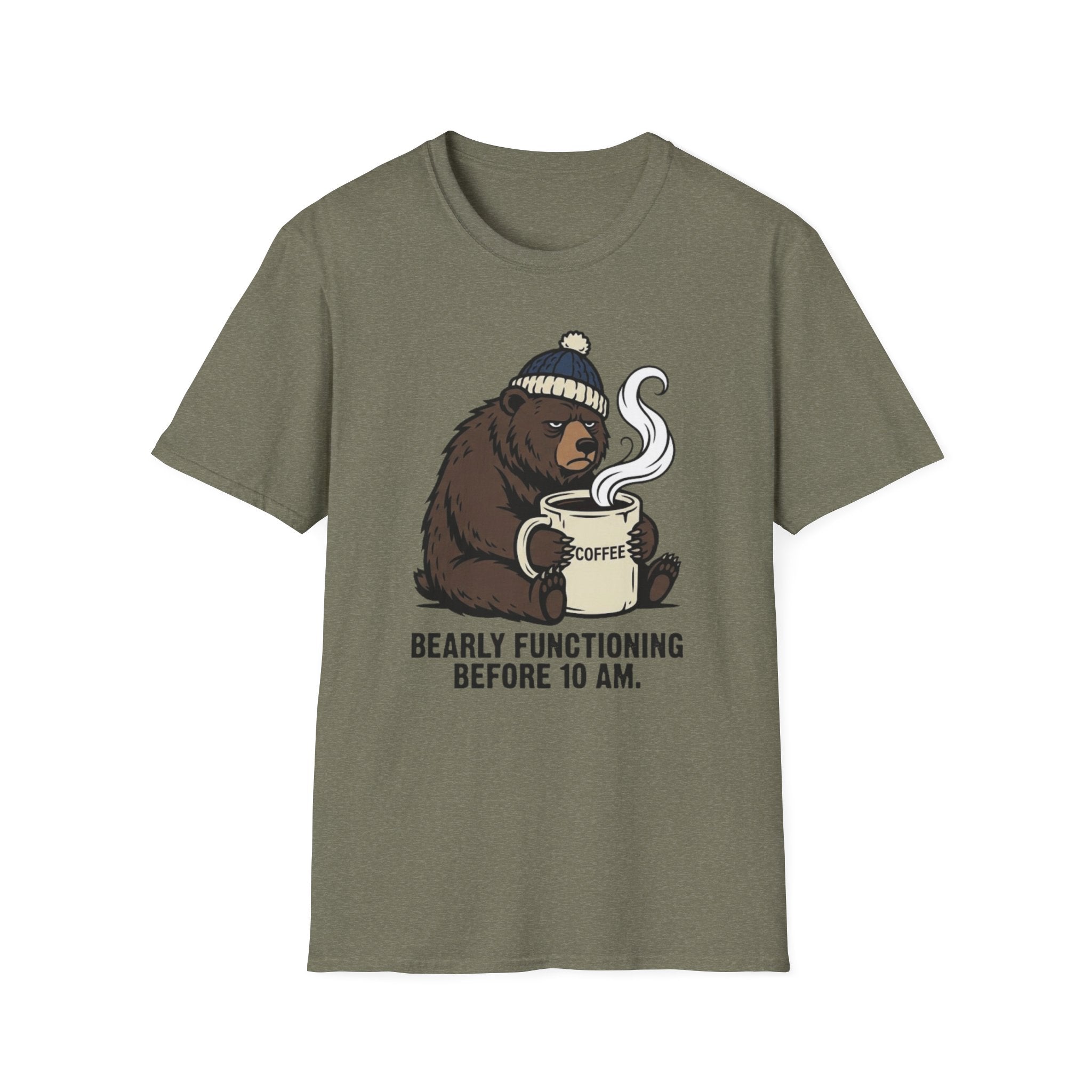 Bearly Functioning Before 10 AM T-Shirt