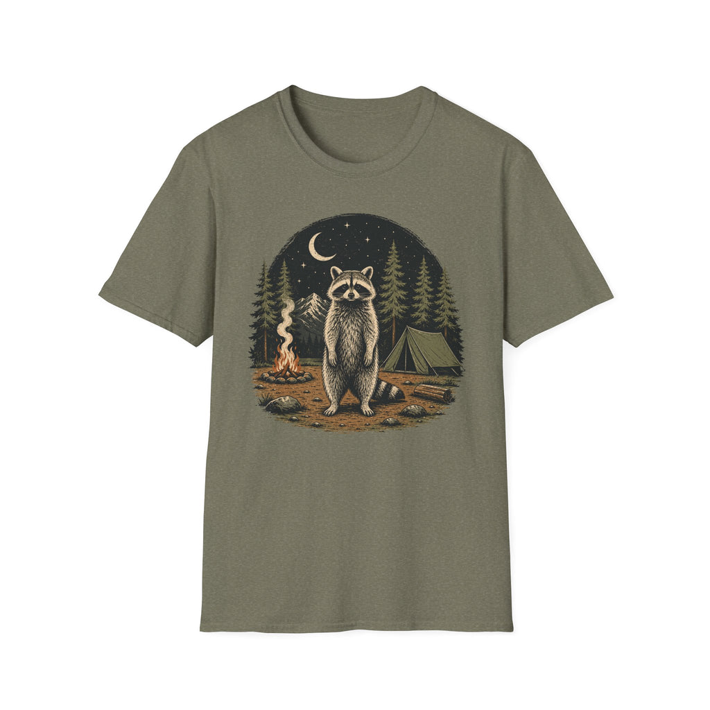 Raccoon Camping  T-Shirt