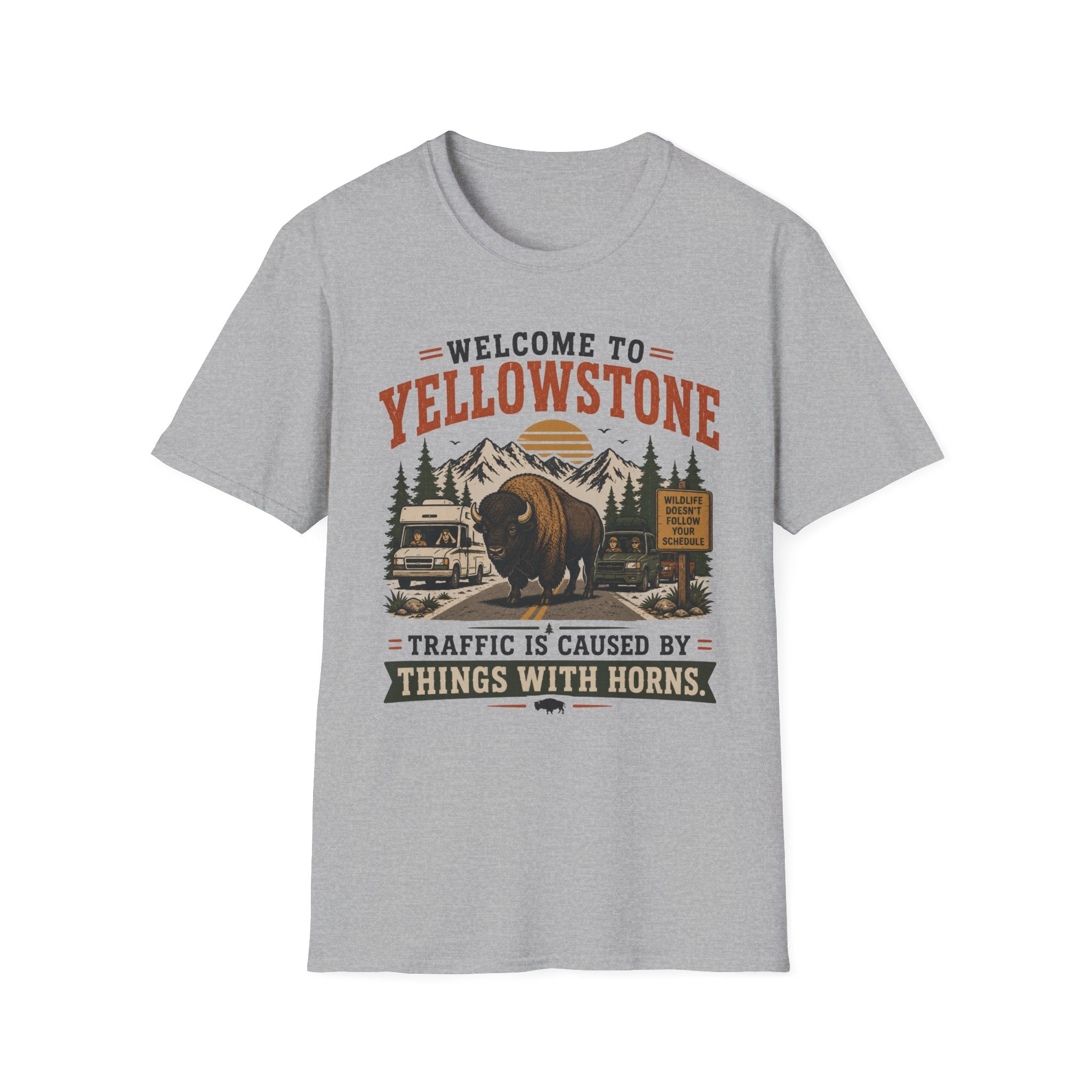 Welcome to Yellowstone Bison T-Shirt