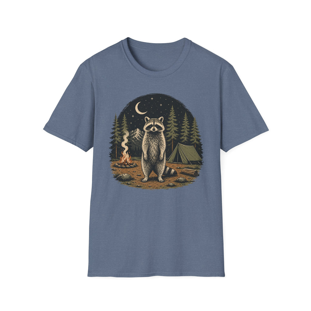 Raccoon Camping  T-Shirt