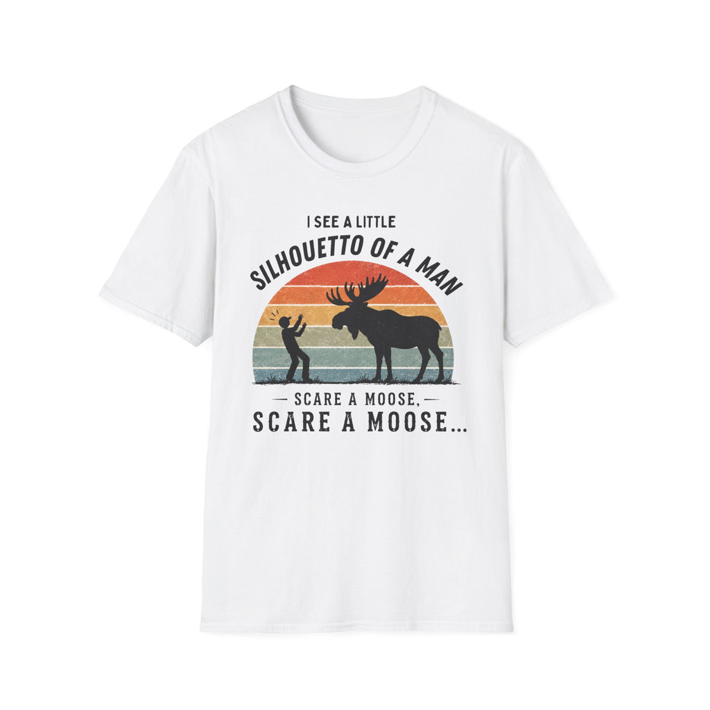 Silhouette of a Man Moose Tee