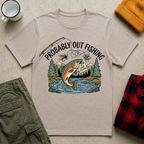 Probably Out Fishing T-Shirt