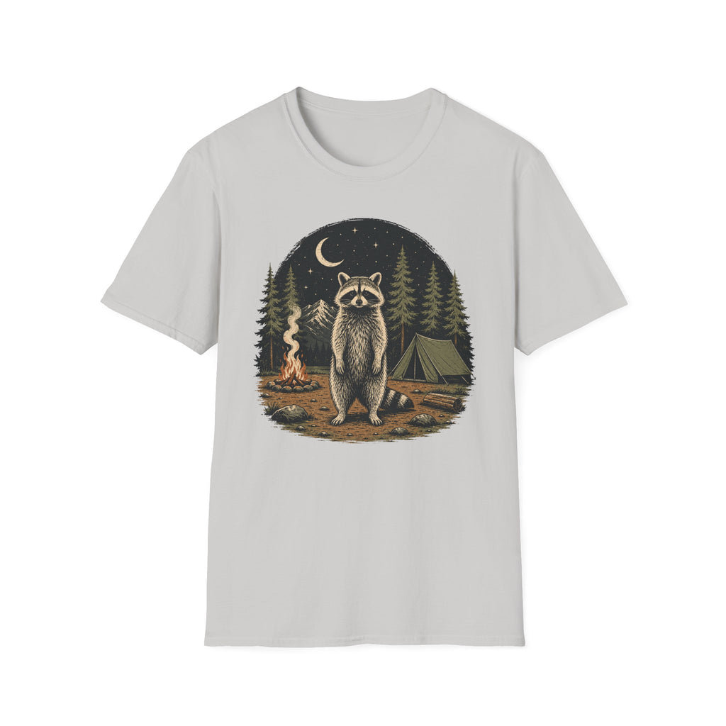 Raccoon Camping  T-Shirt