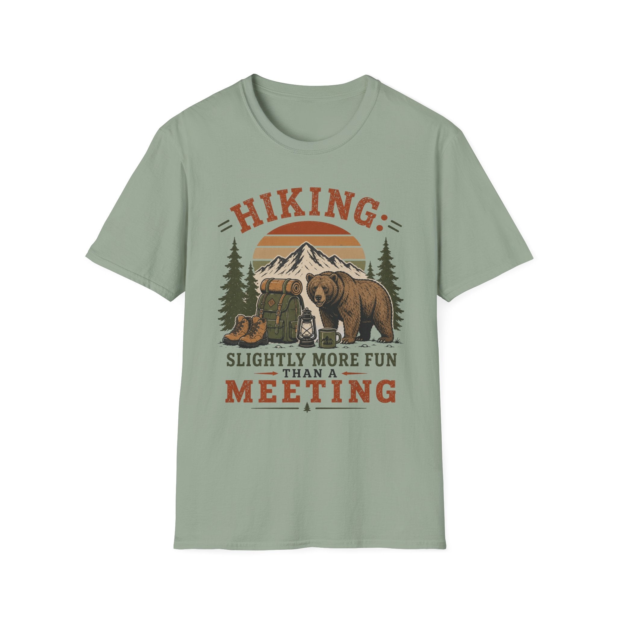 Hiking bear camping T-Shirt