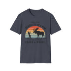 Silhouette of a Man Moose Tee