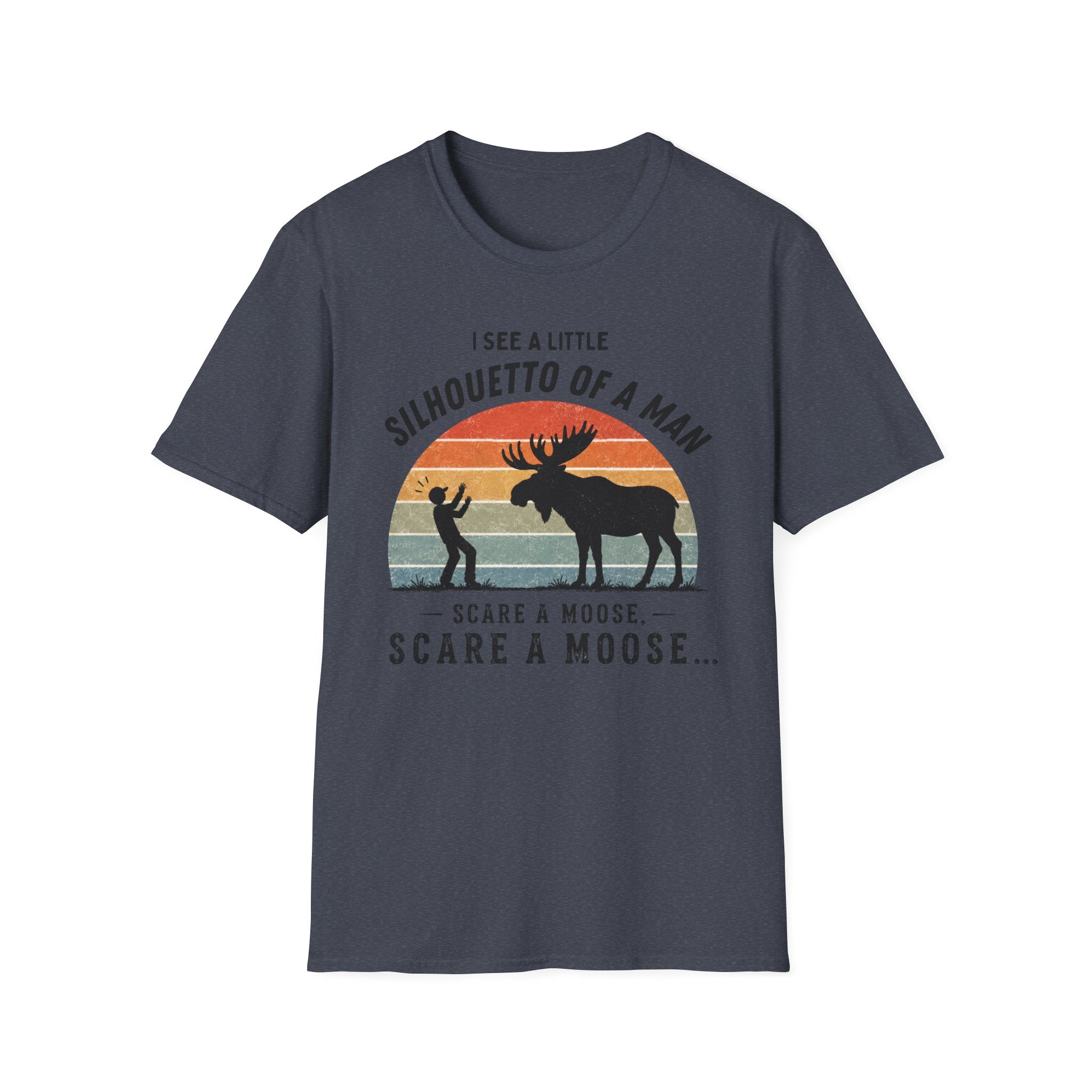 Silhouette of a Man Moose Tee