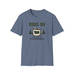 Runs On Coffee & Stubbornness T-Shirt