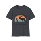 Silhouette of a Man Moose Tee