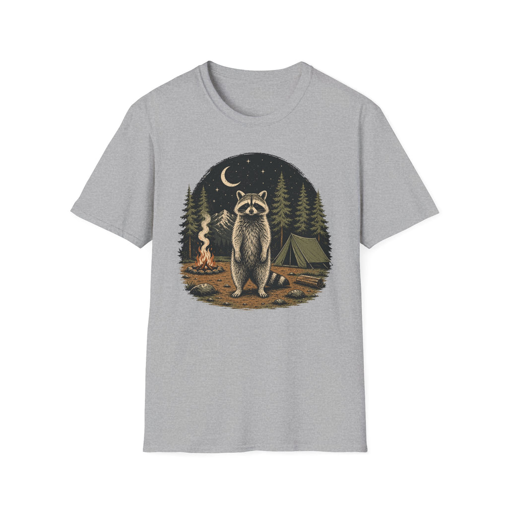 Raccoon Camping  T-Shirt