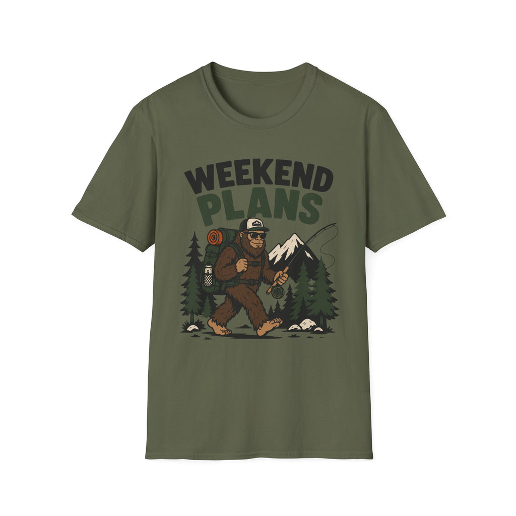 Weekend Plans Bigfoot T-Shirt