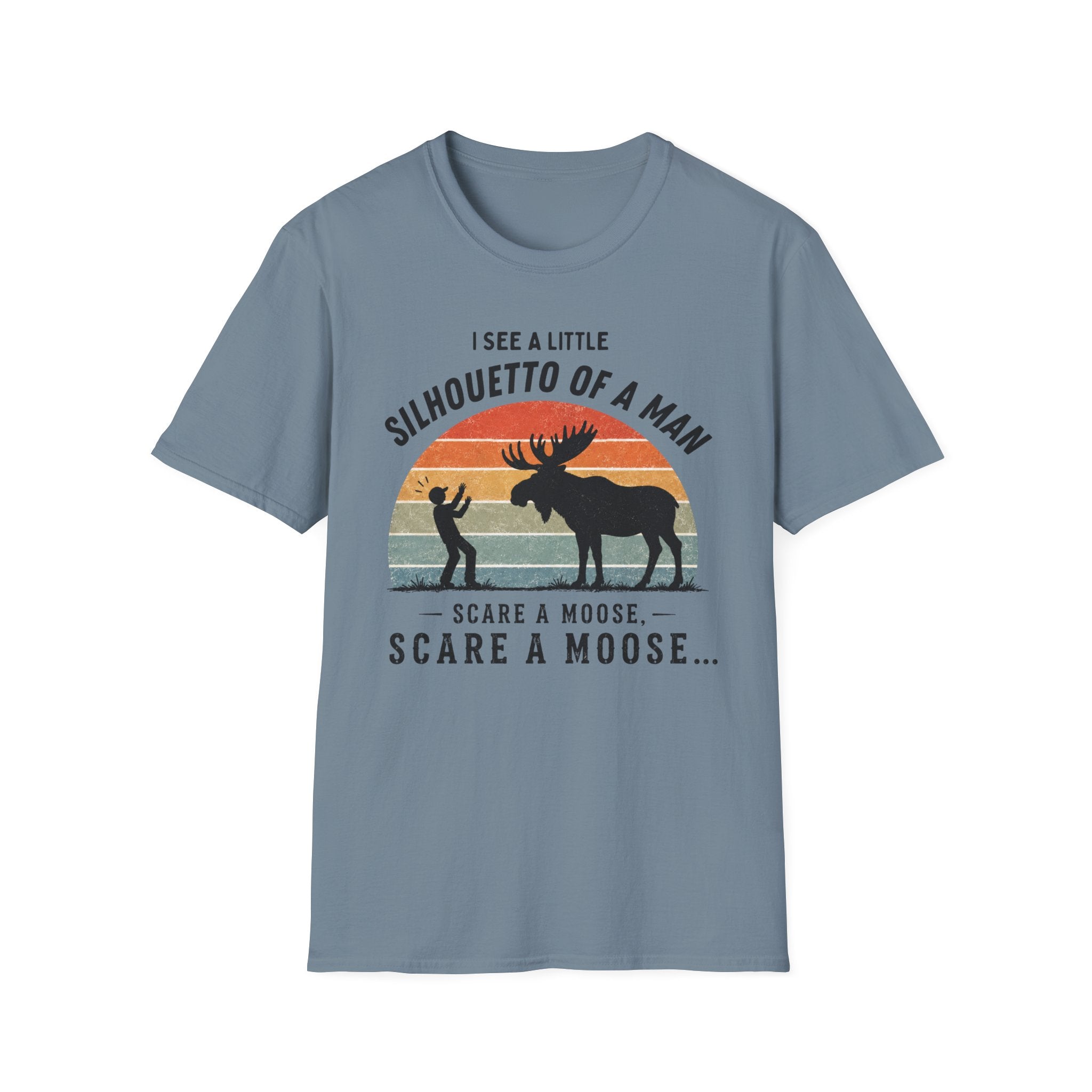 Silhouette of a Man Moose Tee
