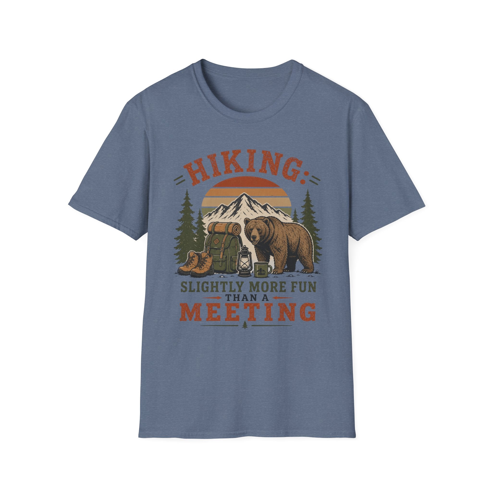 Hiking bear camping T-Shirt