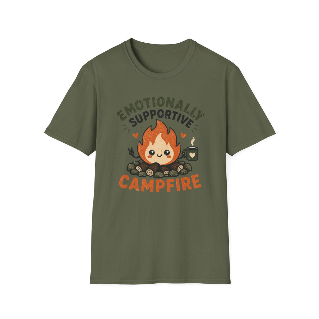 Emotionally Supportive Campfire T-Shirt