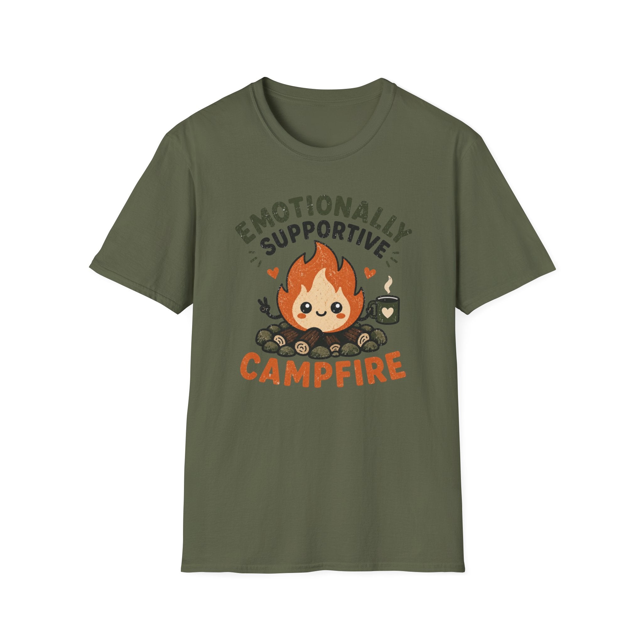 Emotionally Supportive Campfire T-Shirt
