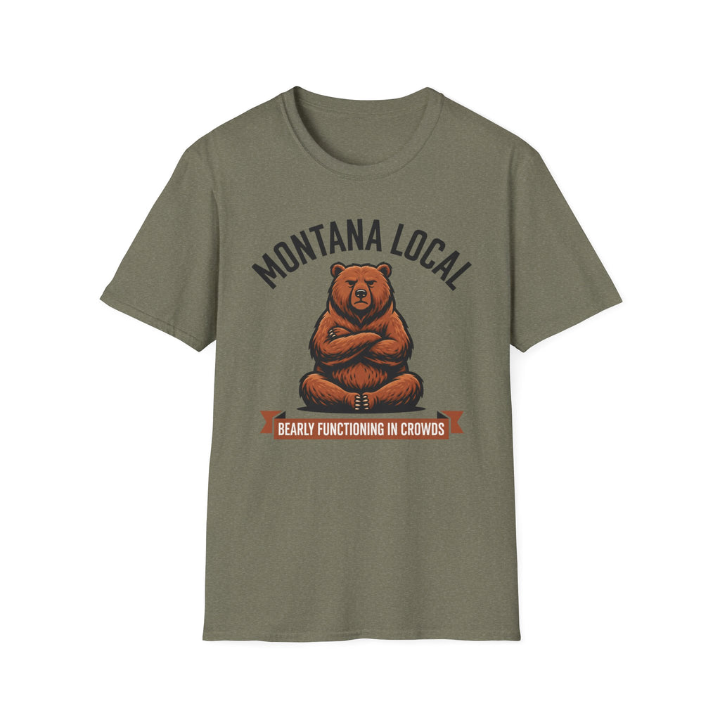 Bearly Functioning In Crowds T-Shirt