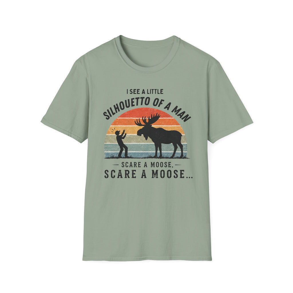 Silhouette of a Man Moose Tee