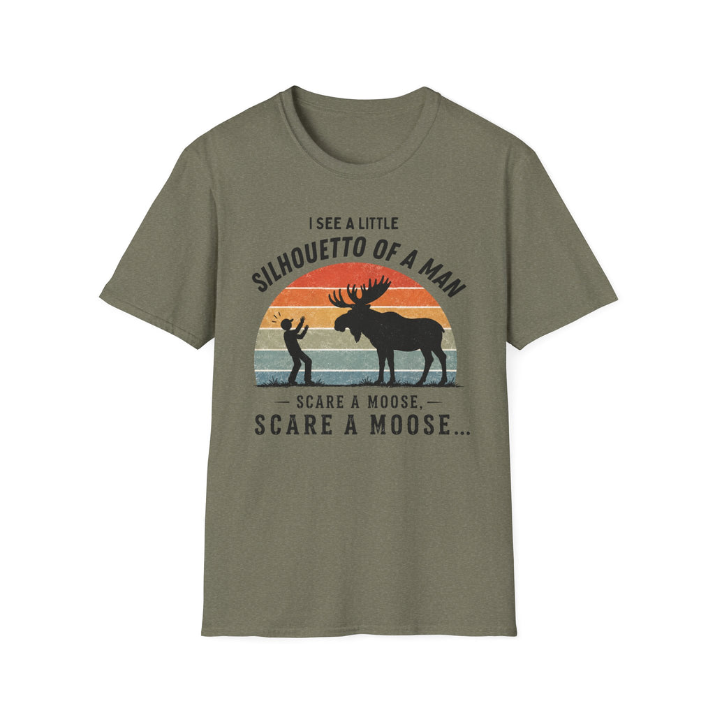 Silhouette of a Man Moose Tee