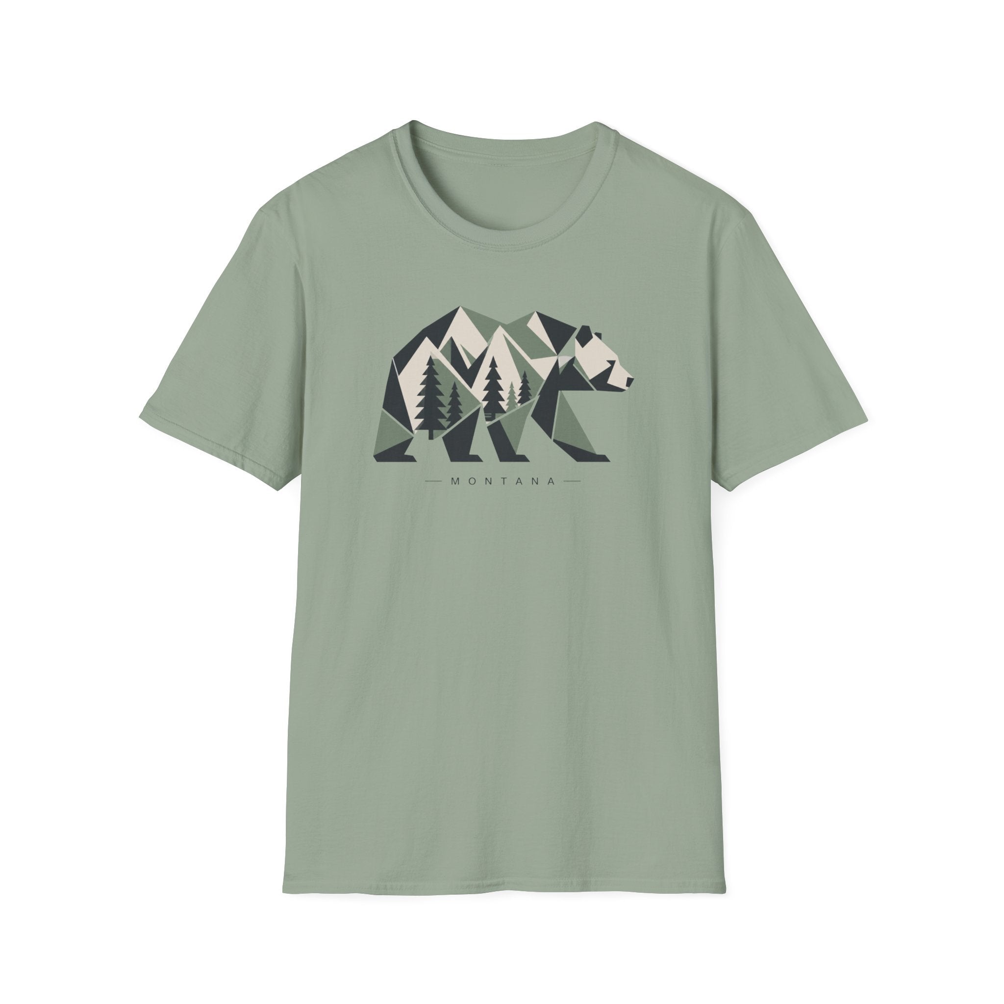Montana Geometric Bear T‑Shirt