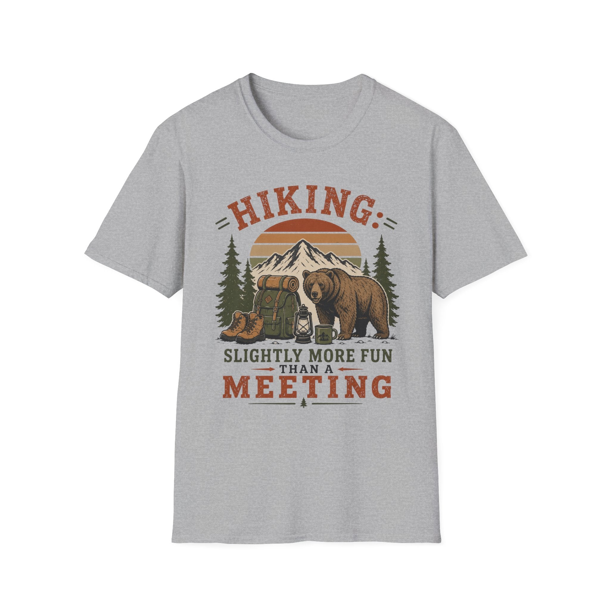 Hiking bear camping T-Shirt