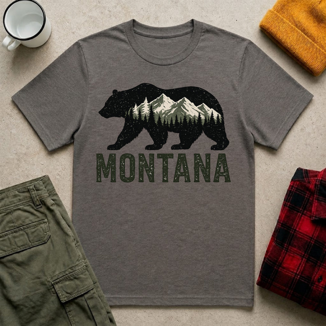 Montana Bear  T-Shirt