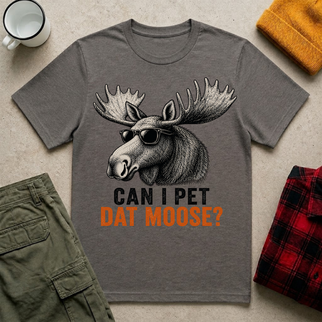Can I Pet Dat Moose? T-Shirt