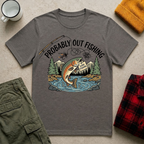 Probably Out Fishing T-Shirt