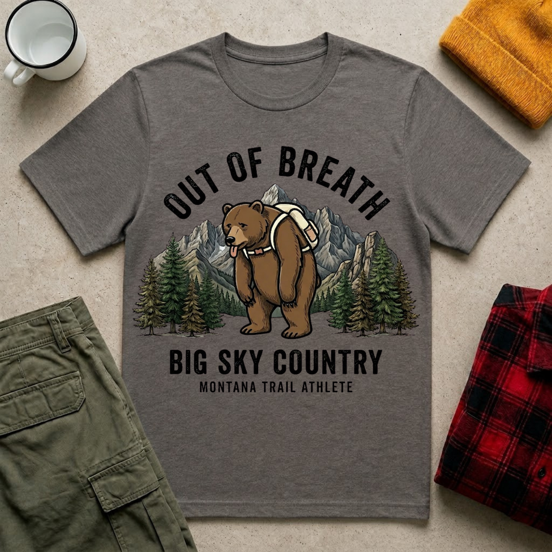 Out Of Breath Trail Athlete T-Shirt