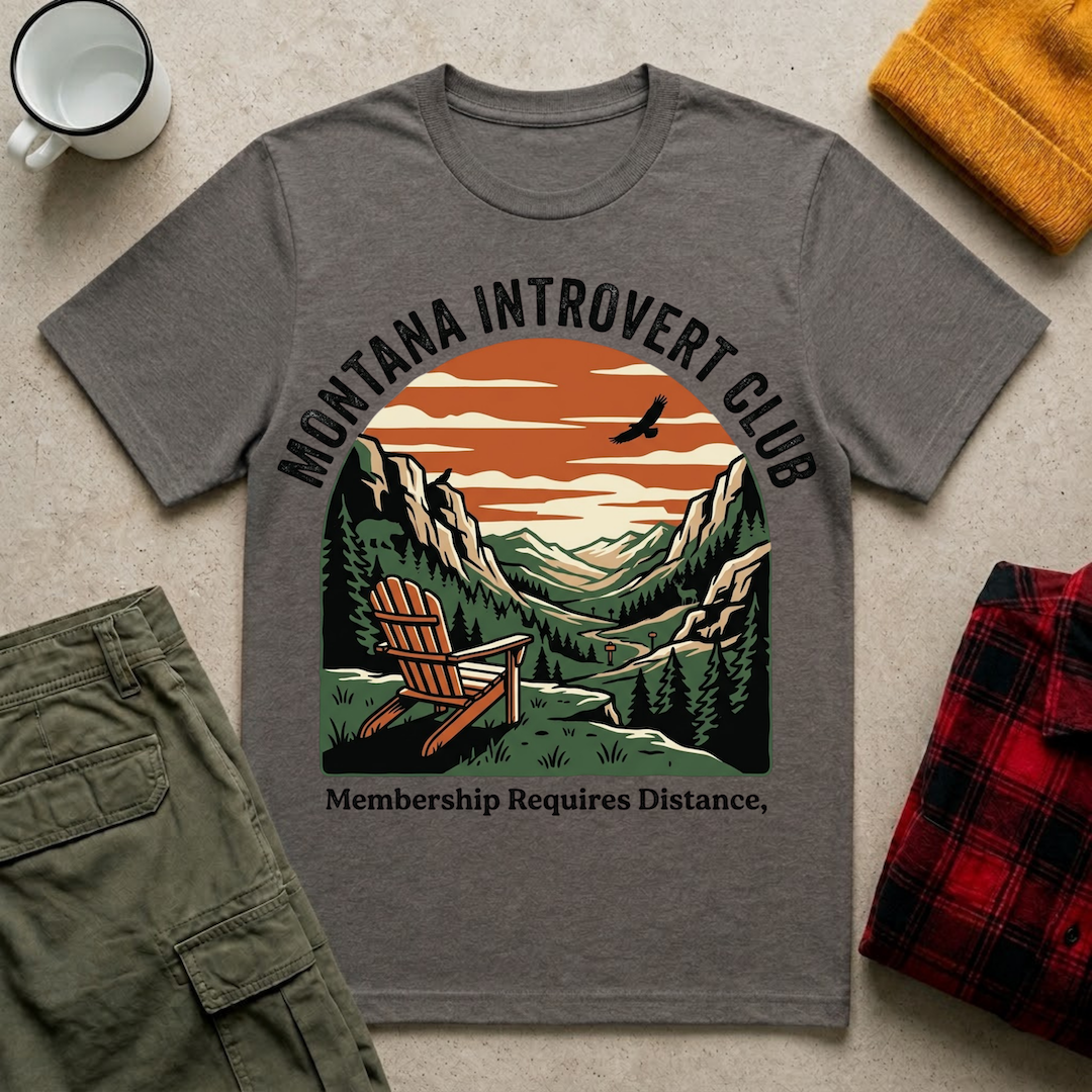 Montana Introvert Club T-Shirt