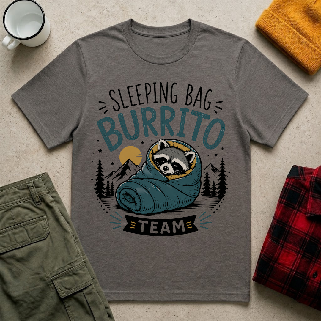 Sleeping Bag Burrito T-Shirt