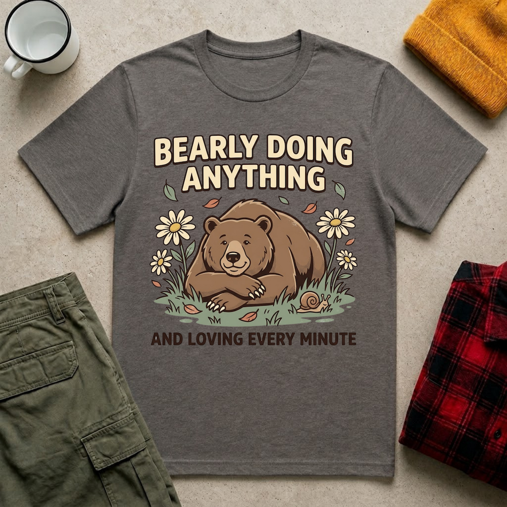 Bearly Doing Anything T-Shirt