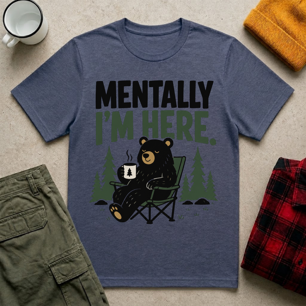 Mentally I'm Here T-Shirt
