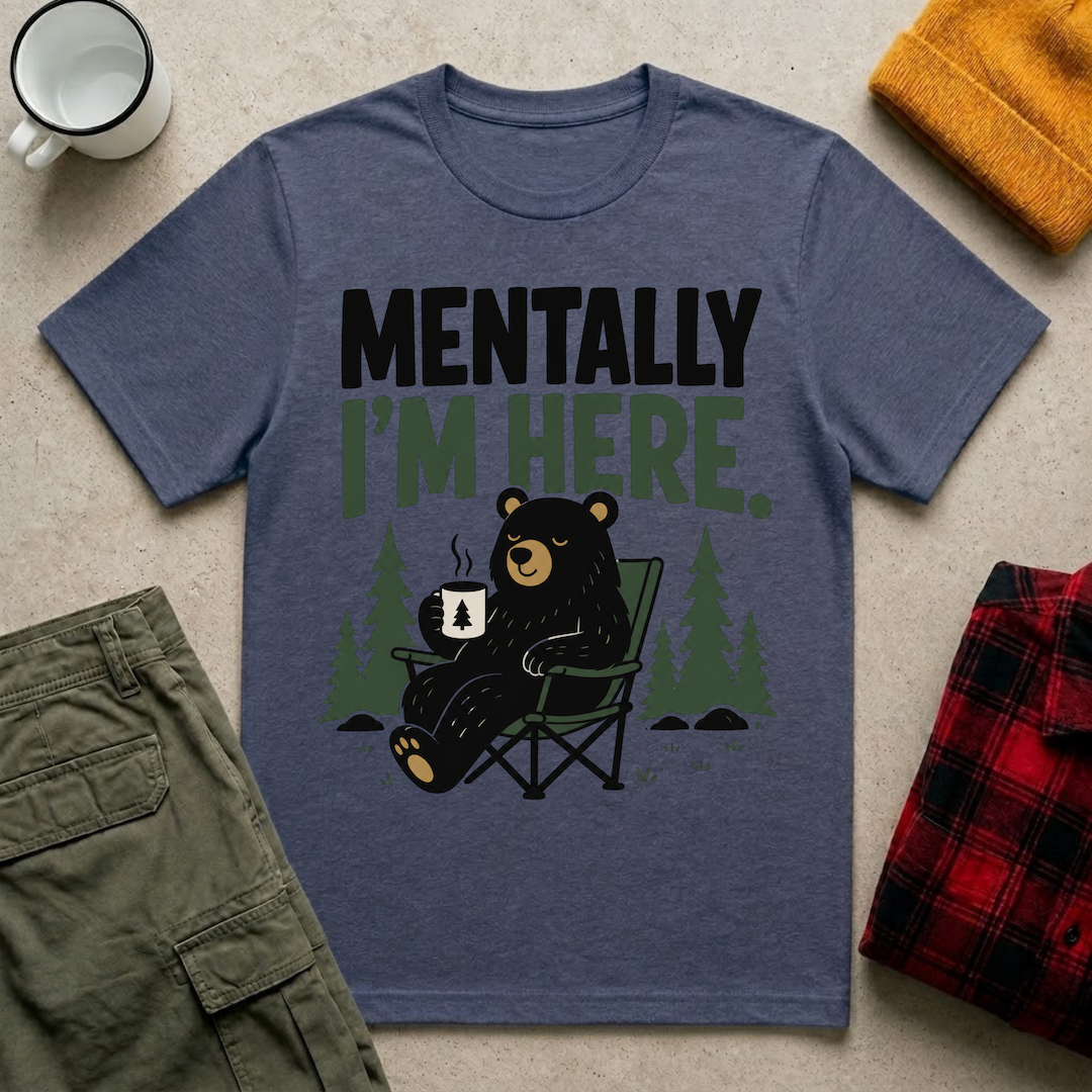 Mentally I'm Here T-Shirt
