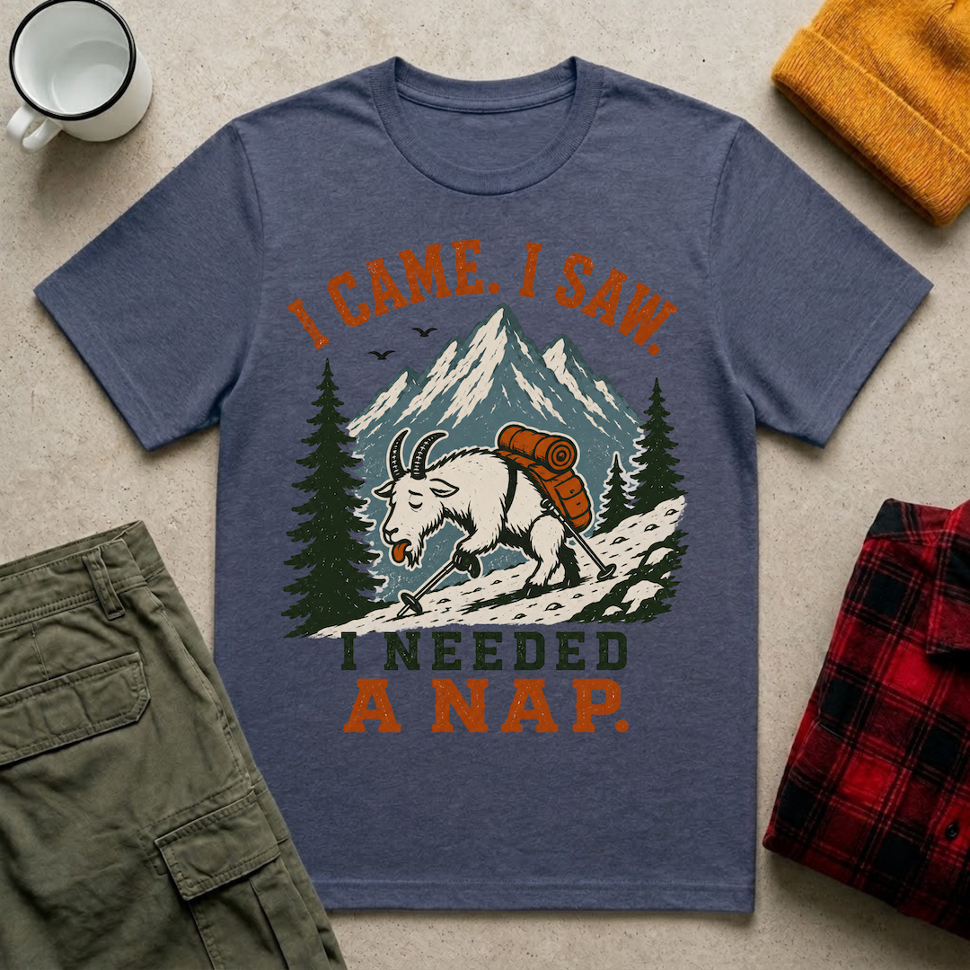 I Came I Saw I Needed A Nap T-Shirt