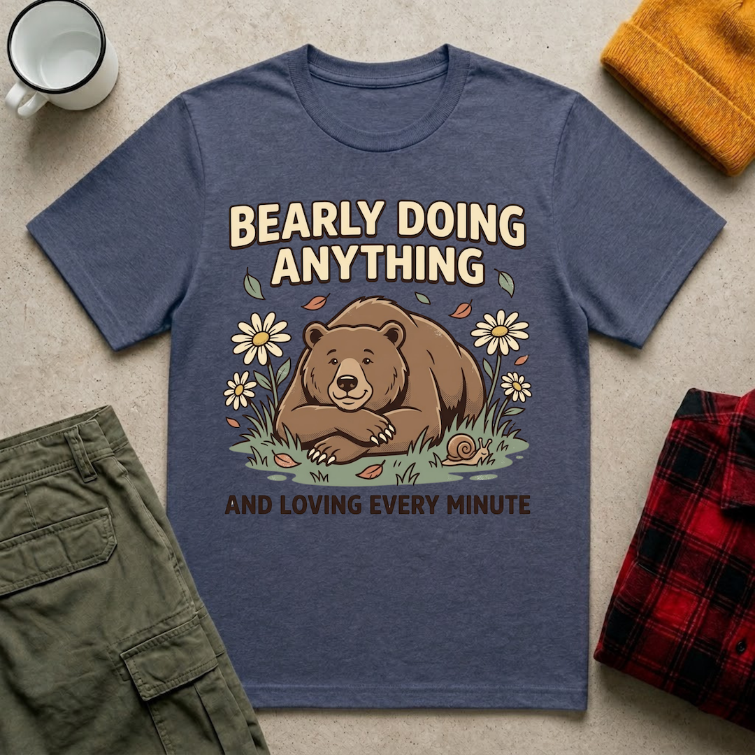 Bearly Doing Anything T-Shirt