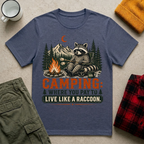 Camping Raccoon T-Shirt