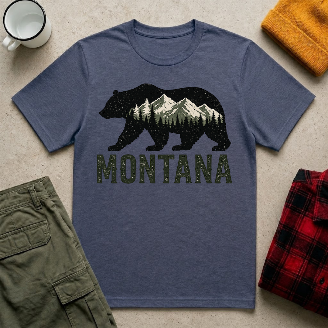 Montana Bear  T-Shirt